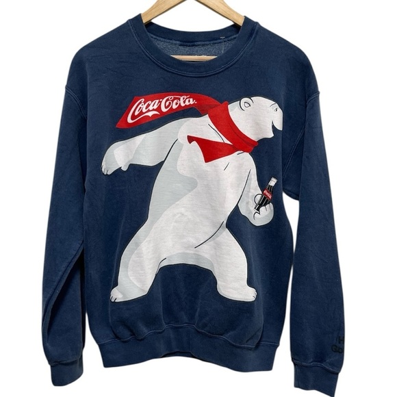 PacSun Sweaters - PACSUN Coca Cola Polar Bear Crewneck Sweater Size Small NWT
